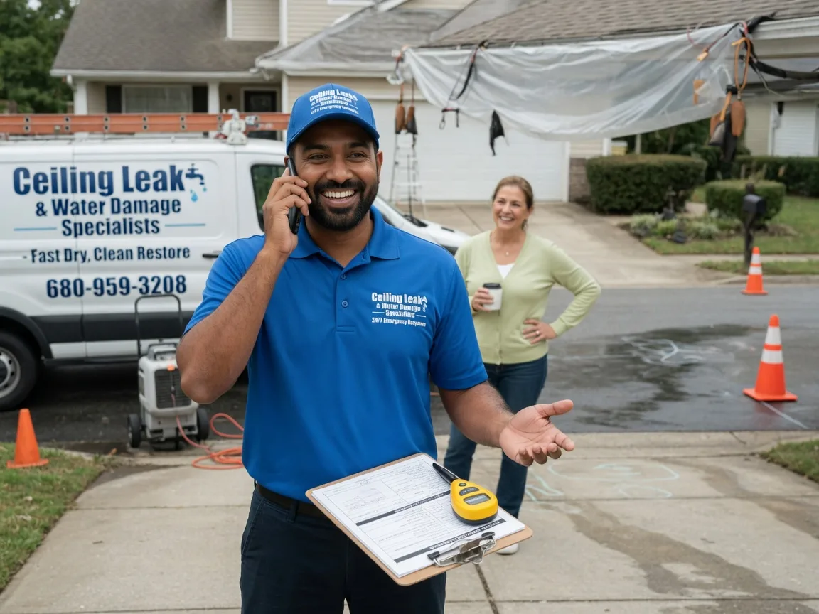 Ceiling Leak Cleanup Frankenmuth, MI FAQs